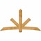 Ekena Millwork Alberta Rough Sawn Timber Gable Bracket, Western Red Cedar, 84"W x 45"H x 4"D x 6"F, 13/12 Pitch GBW084X45X0406ALB00RWR - alternate 1